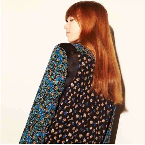 Coach 1941 Silk Framed Varsity Jacket Blue - Picture 7 of 7